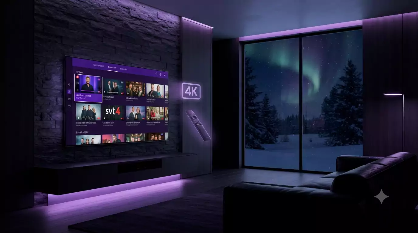 IPTV för Smart TV Sverige 2026 — Komplett Guide Samsung & LG